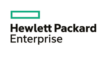 company logo for HPE