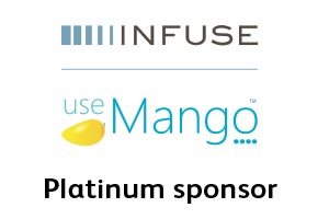 platinum sponsor text infuse use mango logo