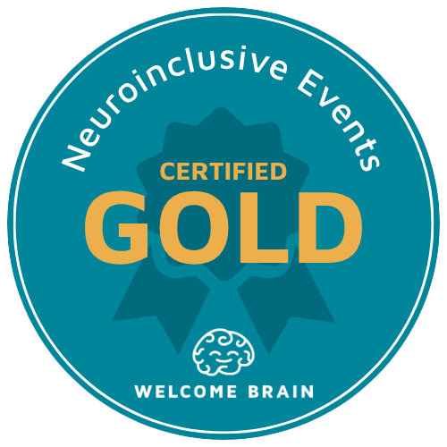 Gold level Neuroinclusive logo